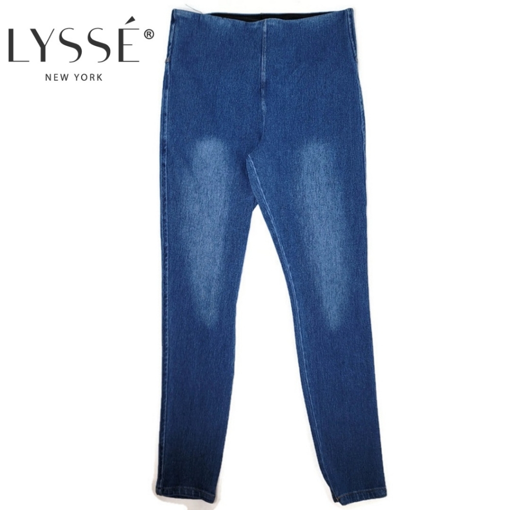 Lysse size large flat front high waist jeans.